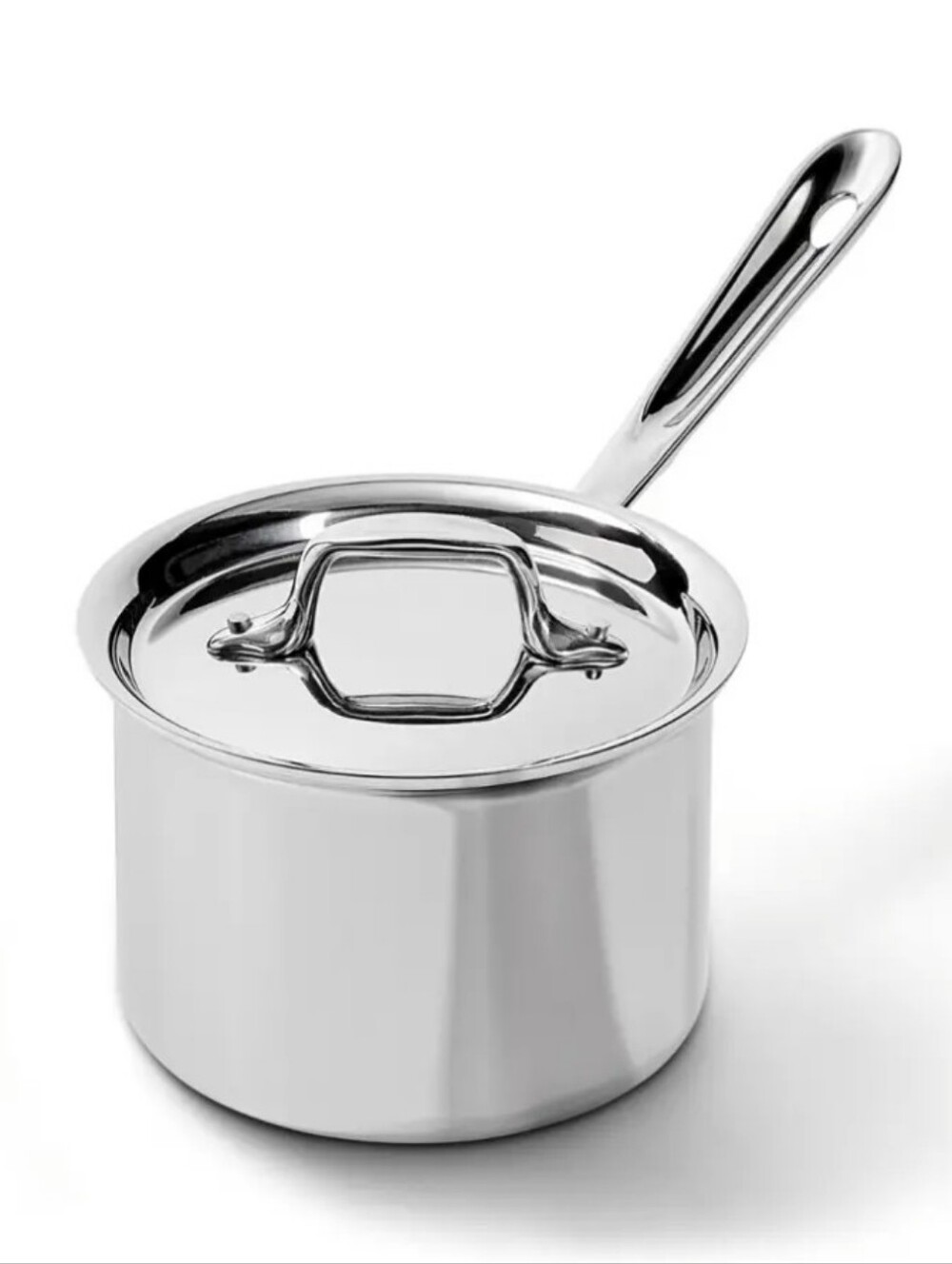 All-Clad D3 Stainless Steel 2QT Saucepan w/Lid